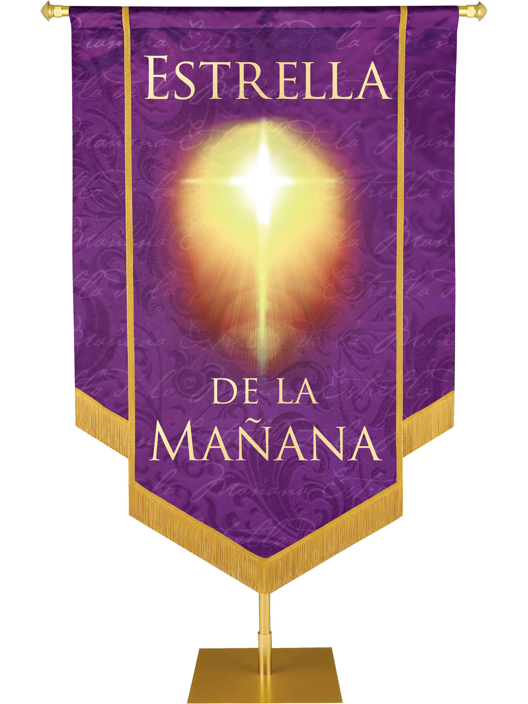 Estrella De La Mana Embellished Banner - Handcrafted Banners - PraiseBanners