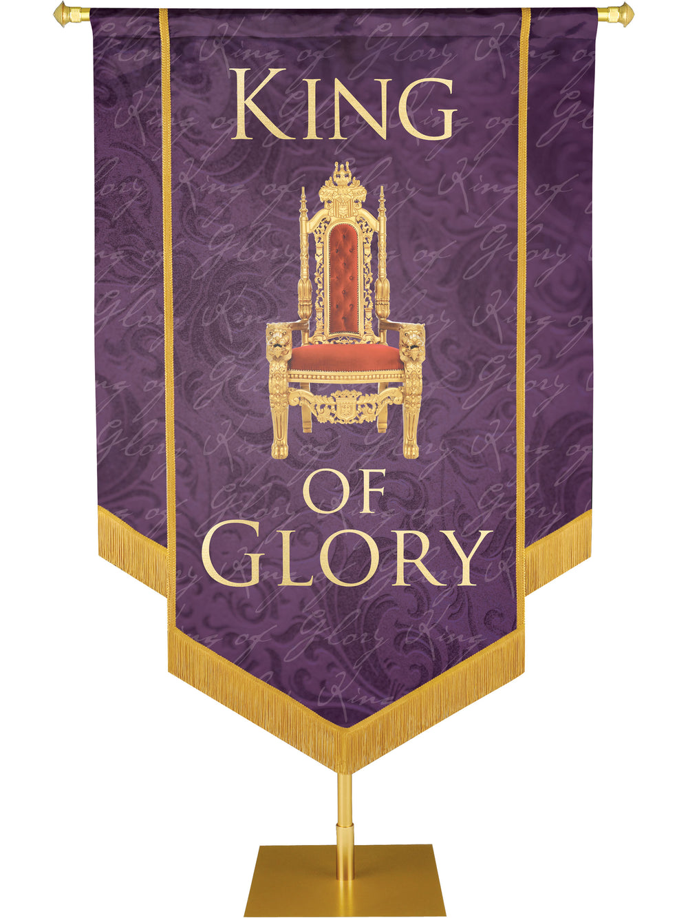 Names of Christ King of Glory Embellished Banner - Handcrafted Banners - PraiseBanners