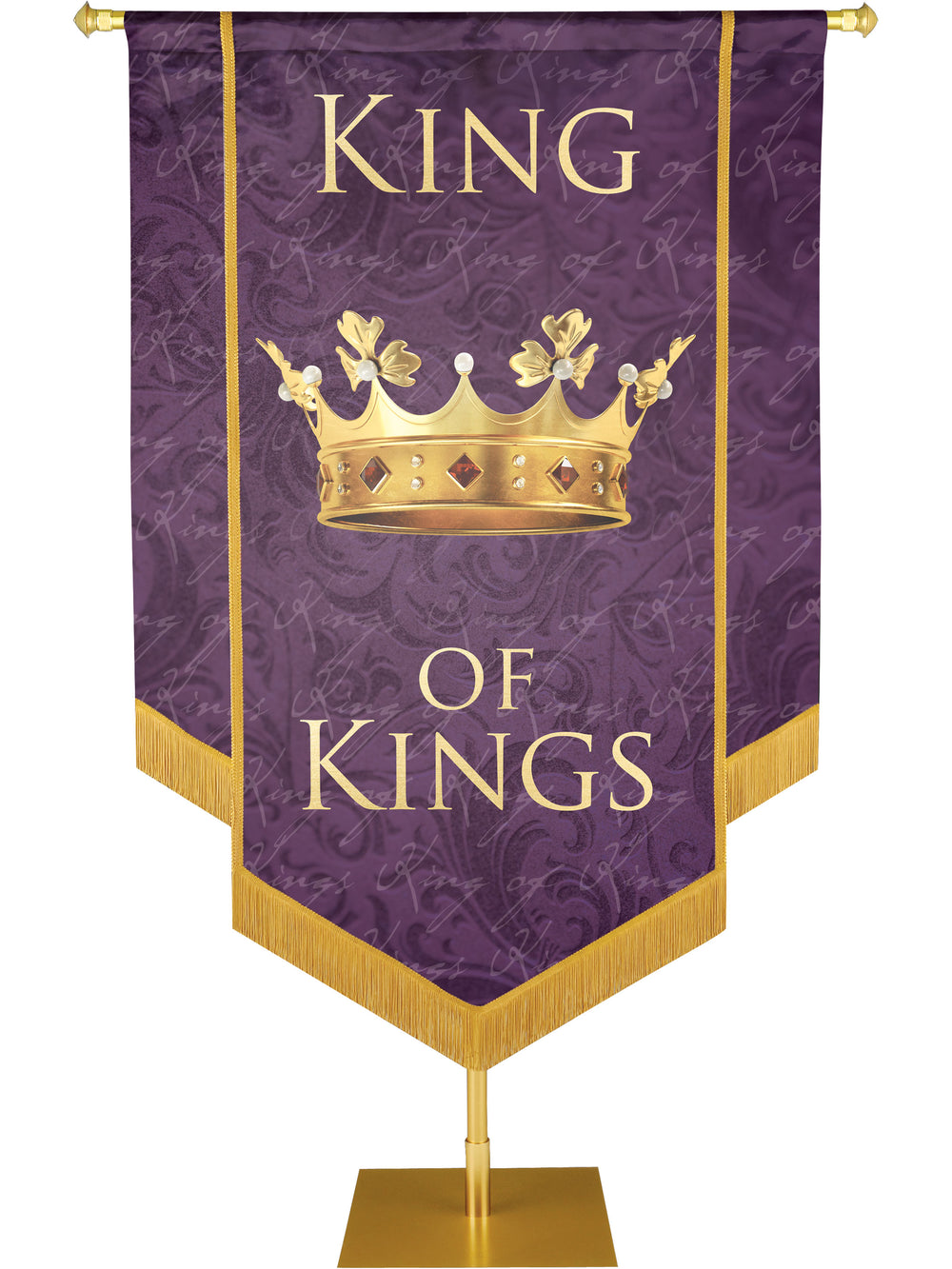 Names of Christ King of Kings Embellished Banner - Handcrafted Banners - PraiseBanners