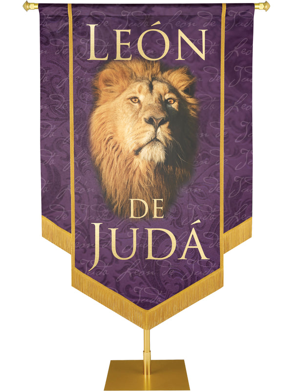 Leon De Juda Embellished Banner