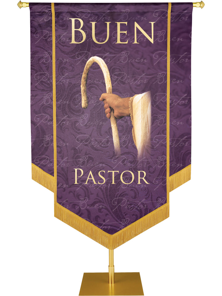 Buen Pastor Embellished Banner - Handcrafted Banners - PraiseBanners