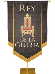 Rey De Gloria Embellished Banner - Handcrafted Banners - PraiseBanners