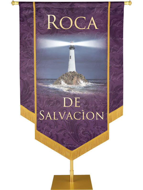 Roca De Salvacion Embellished Banner