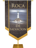 Roca De Salvacion Embellished Banner - Handcrafted Banners - PraiseBanners