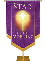 Names of Christ Star of the Morning Embellished Banner - Handcrafted Banners - PraiseBanners