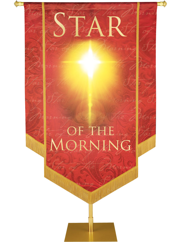 Names of Christ Star of the Morning Embellished Banner - Handcrafted Banners - PraiseBanners
