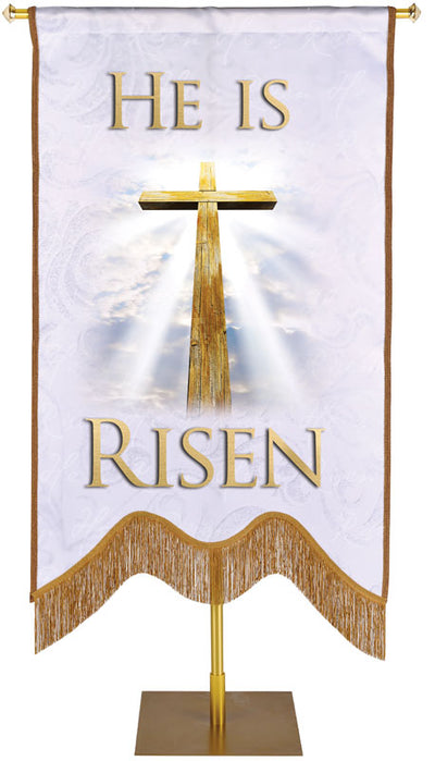 Easter He Is Risen Handmade Banner Sculpted M Style