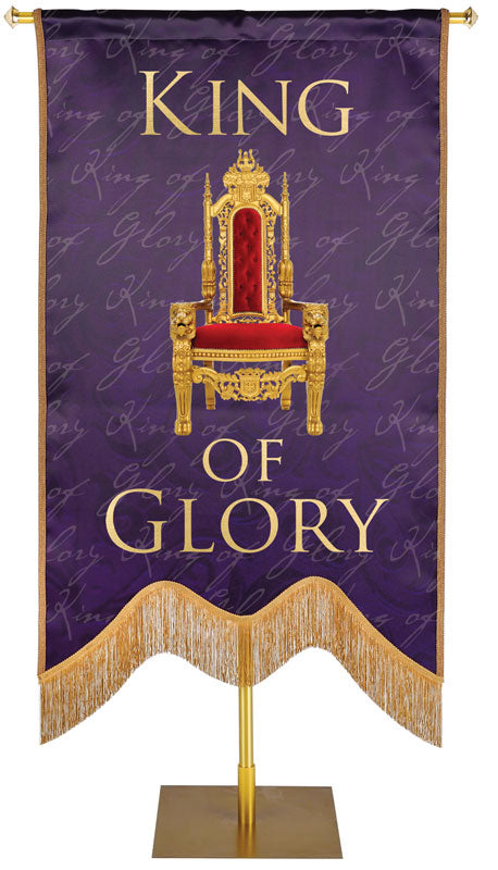 Names of Christ M-Shape King of Glory Embellished Banner - Handcrafted Banners - PraiseBanners