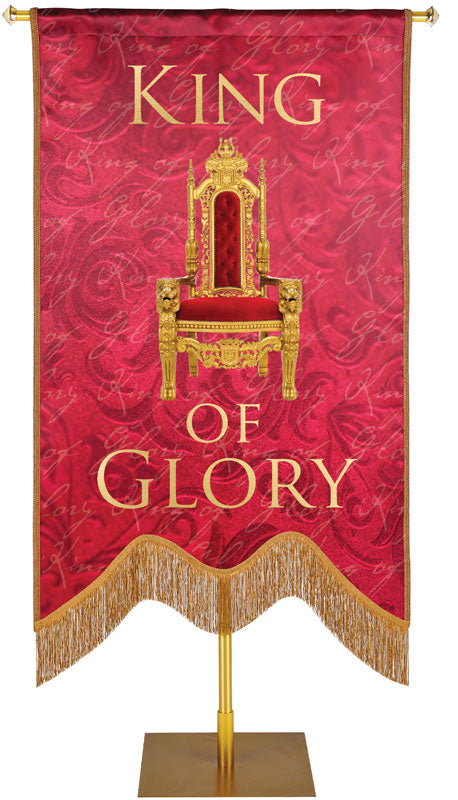 Names of Christ M-Shape King of Glory Embellished Banner - Handcrafted Banners - PraiseBanners