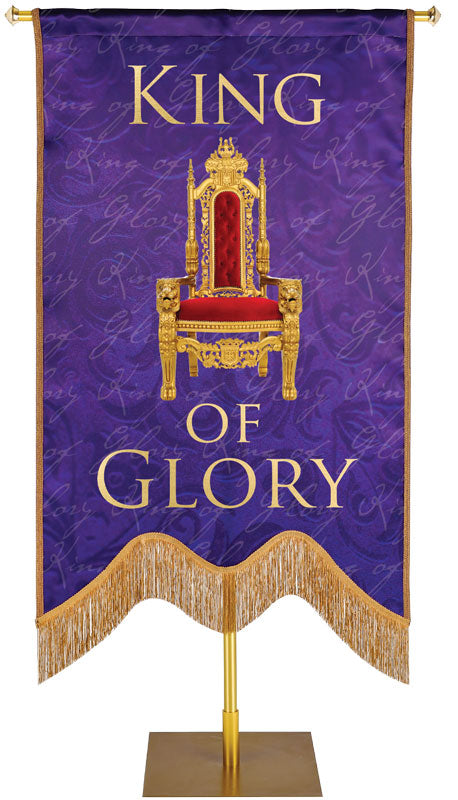 Names of Christ M-Shape King of Glory Embellished Banner - Handcrafted Banners - PraiseBanners