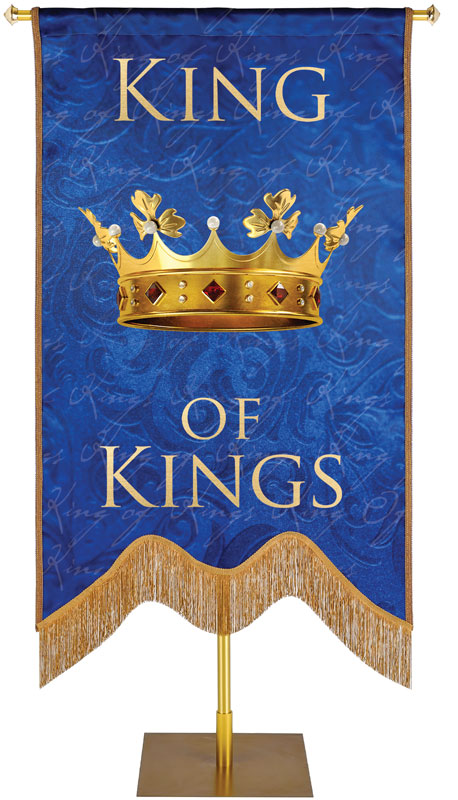Names of Christ M-Shape King of Kings Embellished Banner - Handcrafted Banners - PraiseBanners