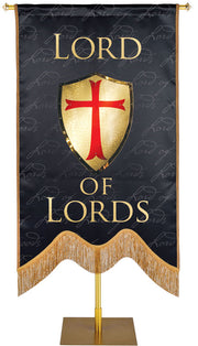Names of Christ M-Shape Lord of Lords Embellished Banner - Handcrafted Banners - PraiseBanners