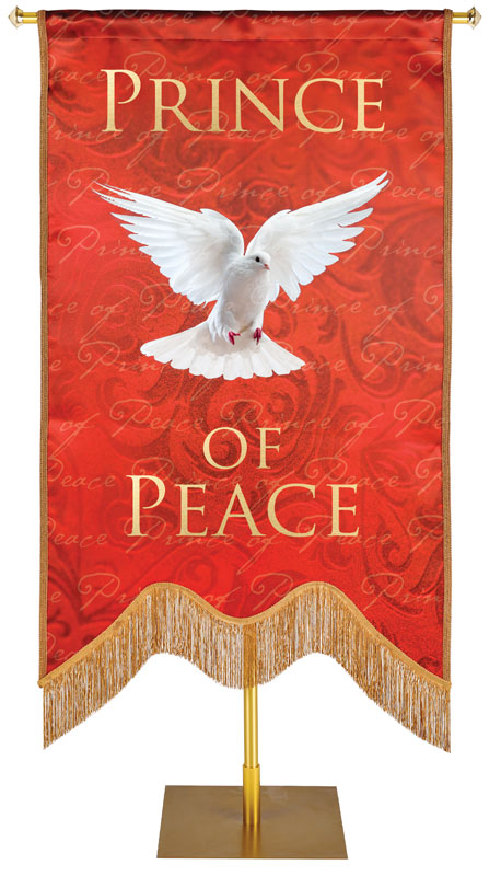 Names of Christ M-Shape Prince of Peace Embellished Banner - Handcrafted Banners - PraiseBanners