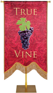 Names of Christ M-Shape True Vine Embellished Banner - Handcrafted Banners - PraiseBanners