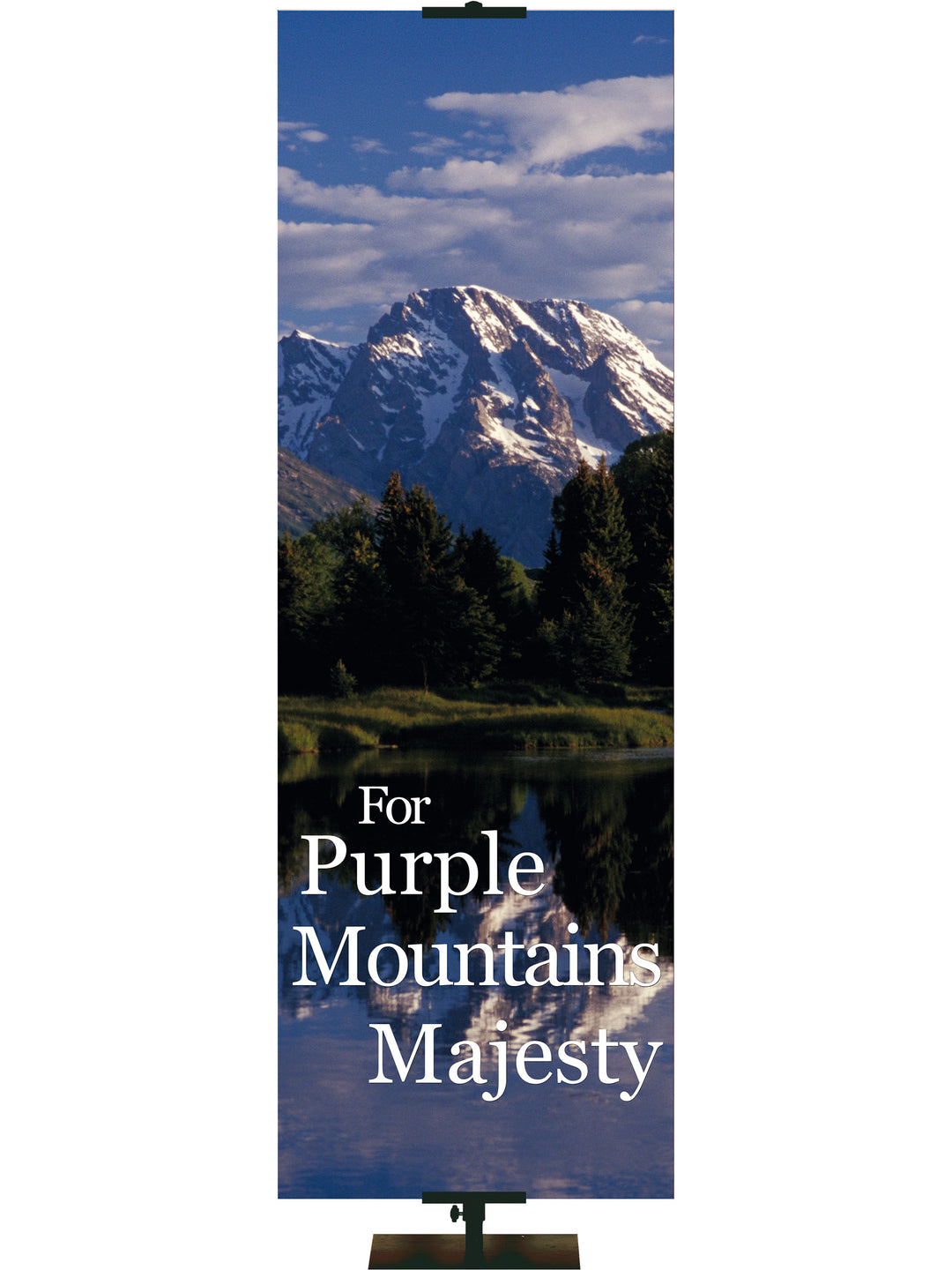 Patriotic For Purple Mountains Majesty - Patriotic Banners - PraiseBanners