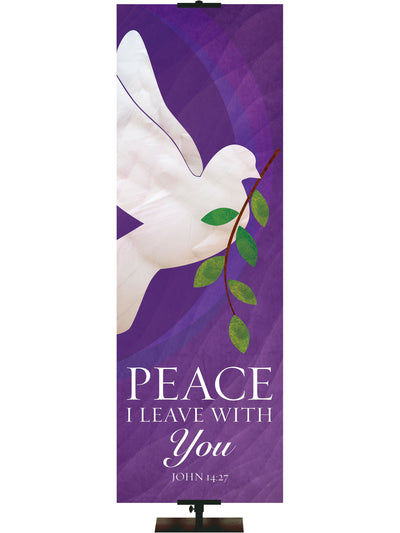 Peace I Leave With You Peace In Christ Banner