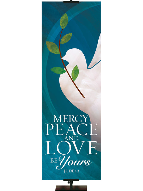 Mercy Peace and Love Be Yours Peace In Christ Banner