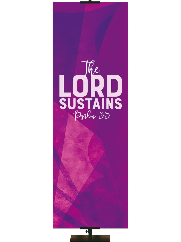 Promises of God The Lord Sustains - Year Round Banners - PraiseBanners