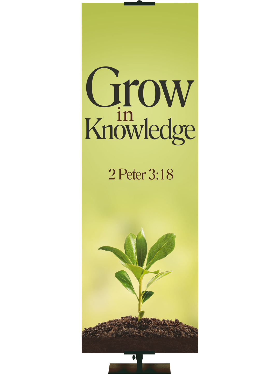 Economical Promise of Spring Grow in Knowledge - Easter Banners - PraiseBanners