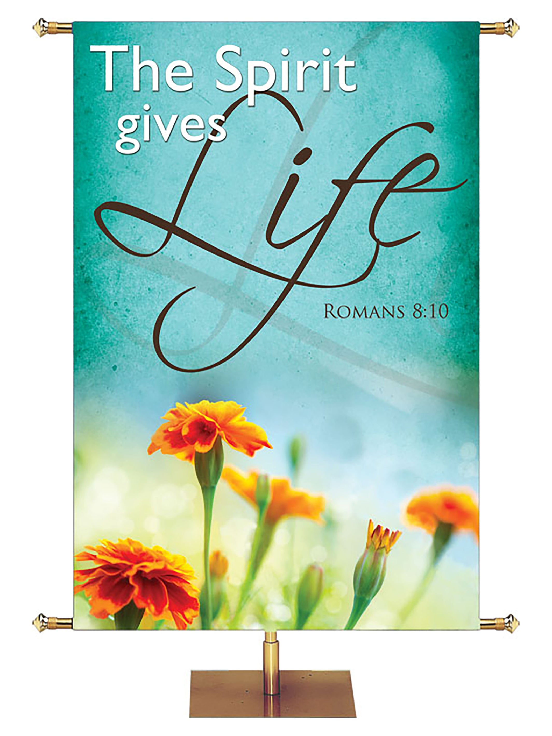 The Spirit Gives Life Renewal in Spring Banner – PraiseBanners™