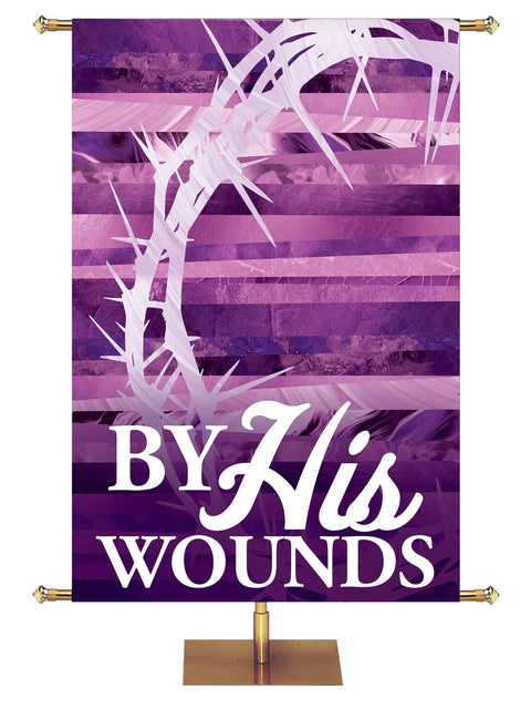 Redeeming Love By His Wounds Crown of Thorns - Easter Banners - PraiseBanners