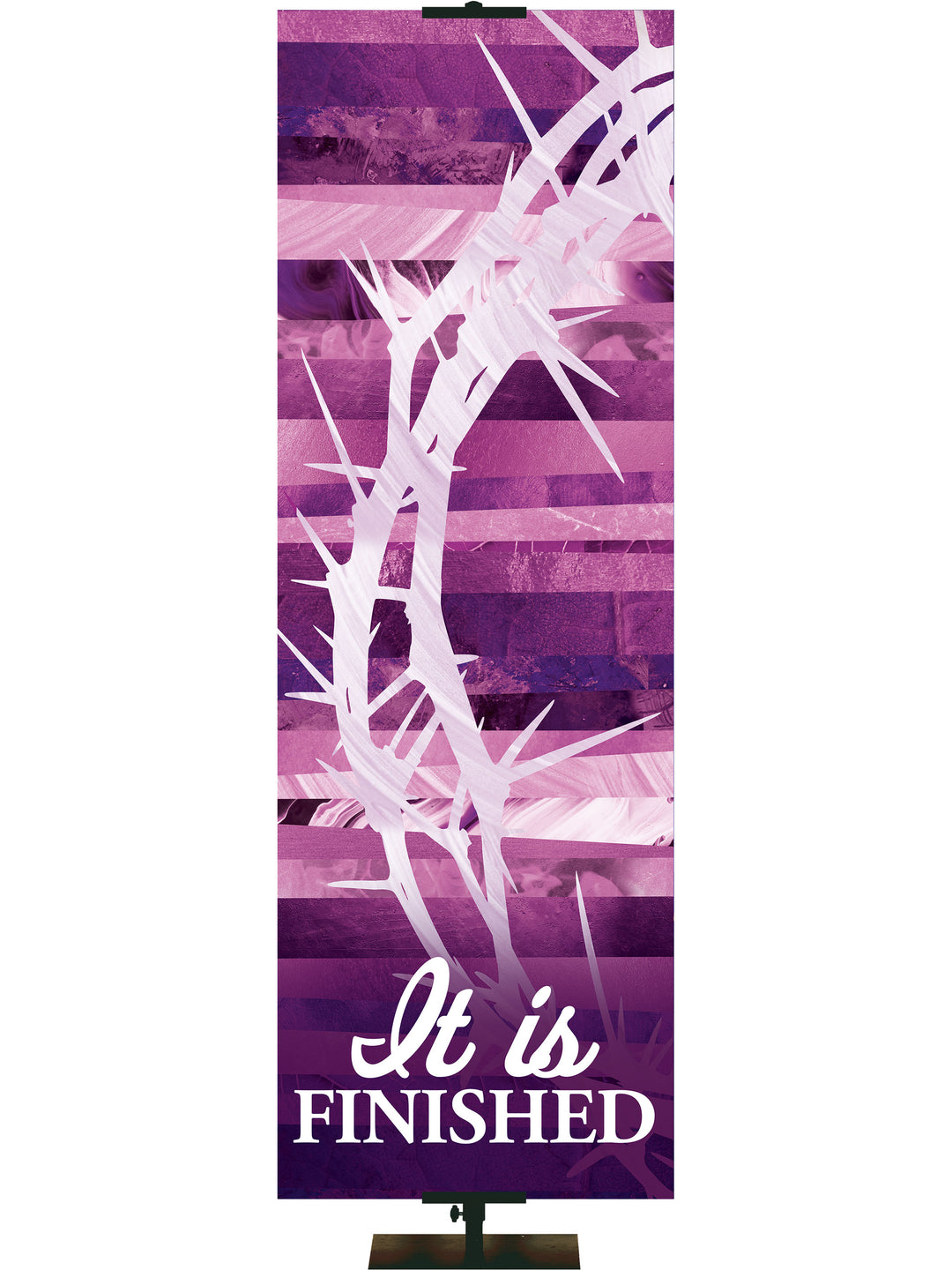 Redeeming Love It Is Finished Crown of Thorns - Easter Banners - PraiseBanners
