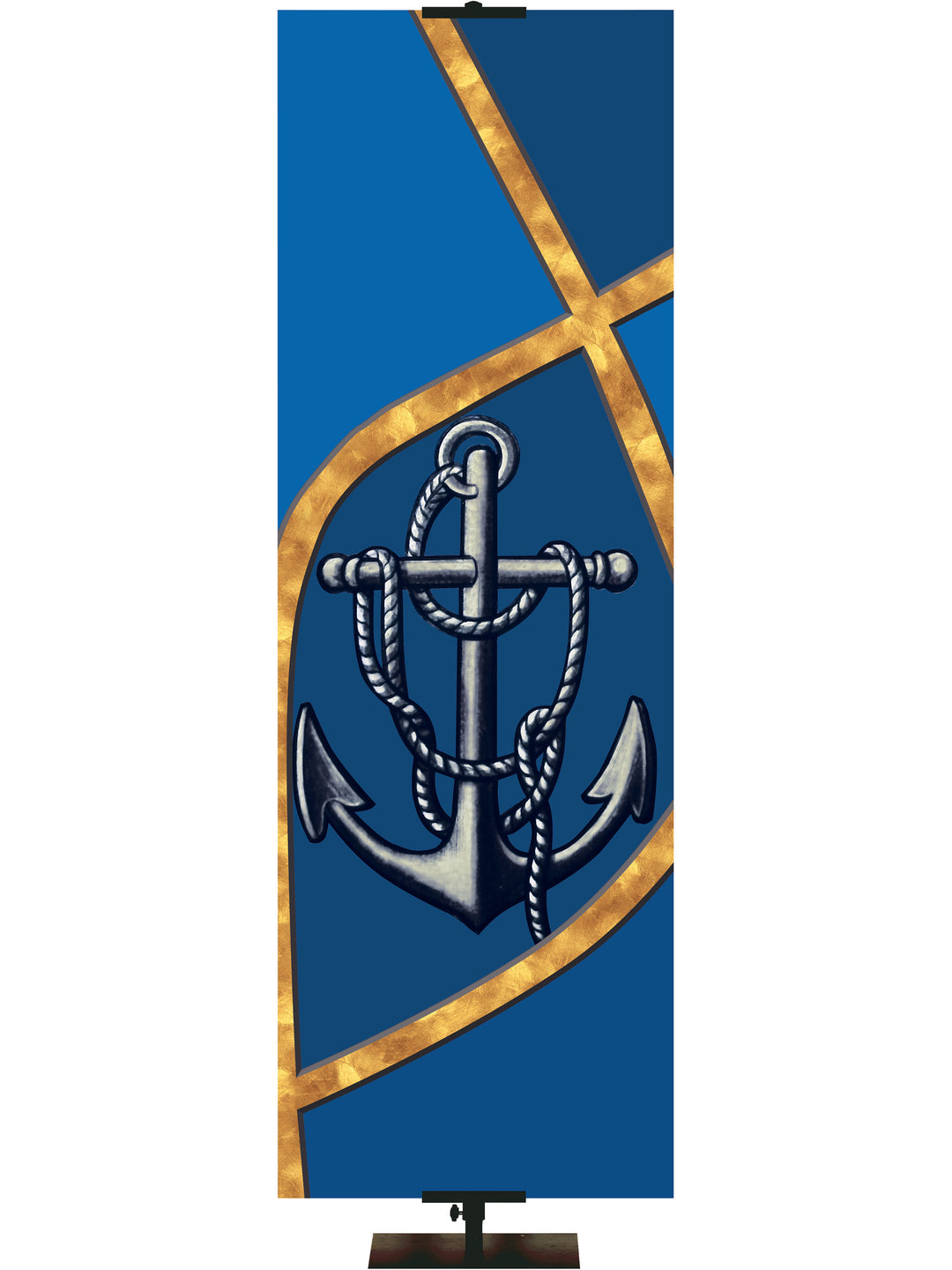 Sacred Christian Symbols Anchor Banner