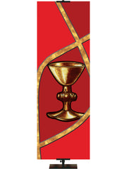 Sacred Christian Symbols Communion Banner