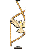 Sacred Christian Symbols Dove Banner