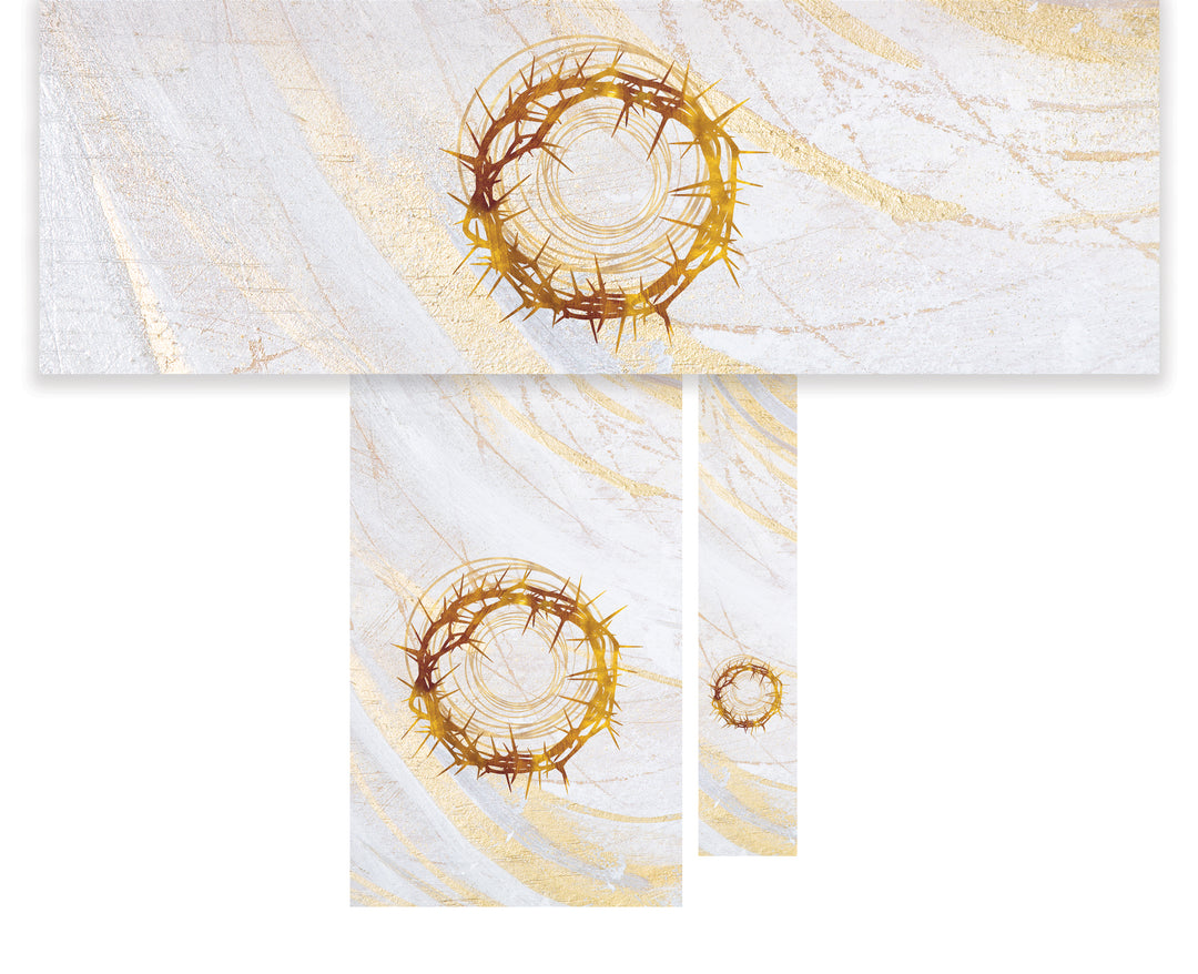 Echoes of Easter Crown of Thorns Symbol 3 Piece Parament Set
