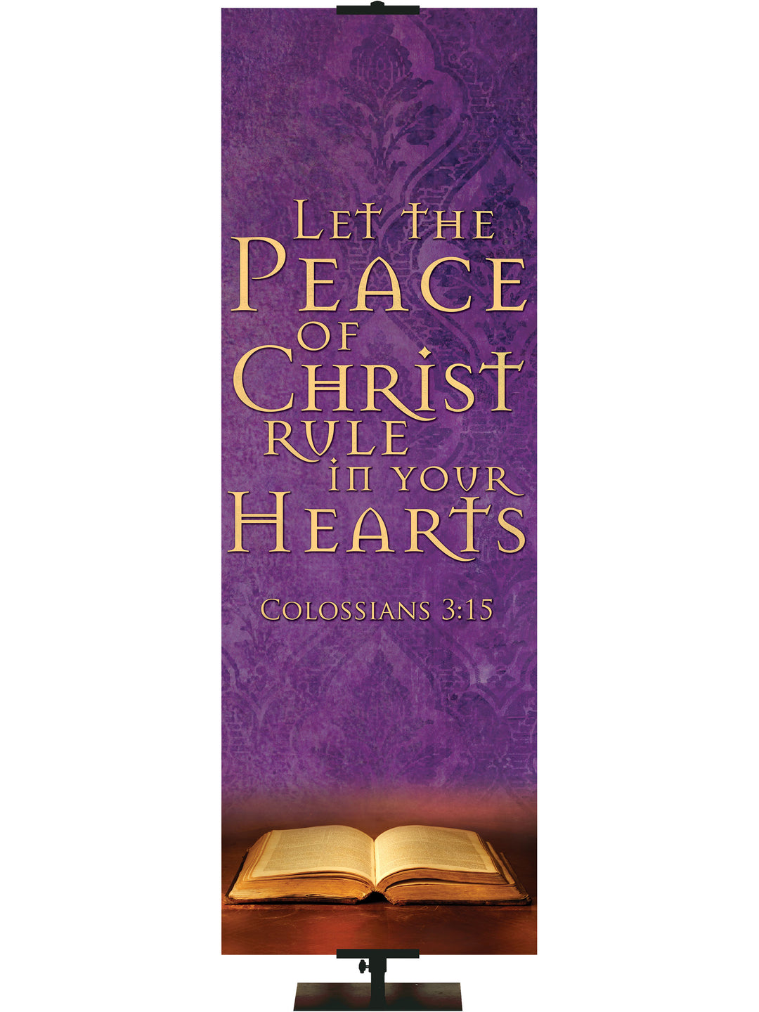 Scriptures For Life Let the Peace of Christ - Year Round Banners - PraiseBanners