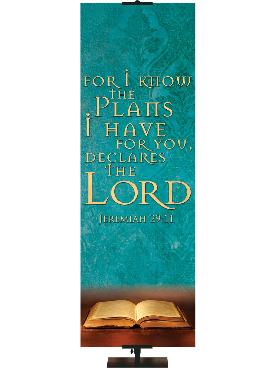 Scriptures For Life For I Know the Plans - Year Round Banners - PraiseBanners