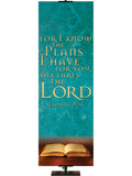 Scriptures For Life For I Know the Plans - Year Round Banners - PraiseBanners