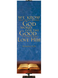 Scriptures For Life God Works for the Good - Year Round Banners - PraiseBanners