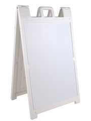 Deluxe A-Frame Sign Stand in Black and White