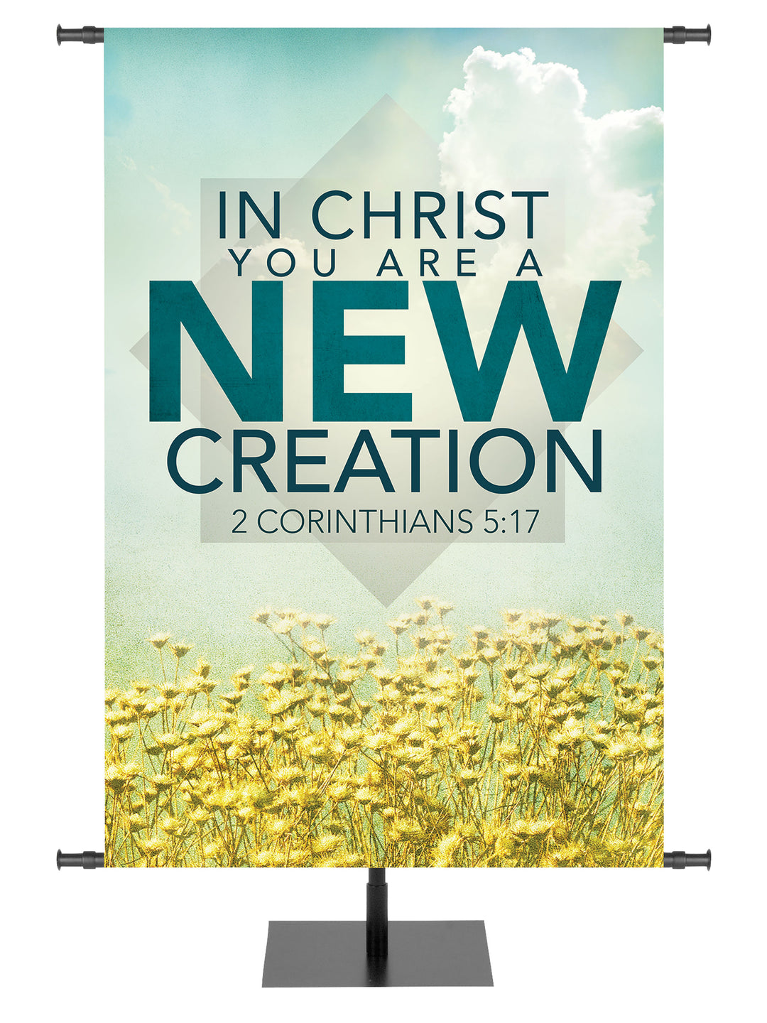 Contemporary Spring New Creation Banner