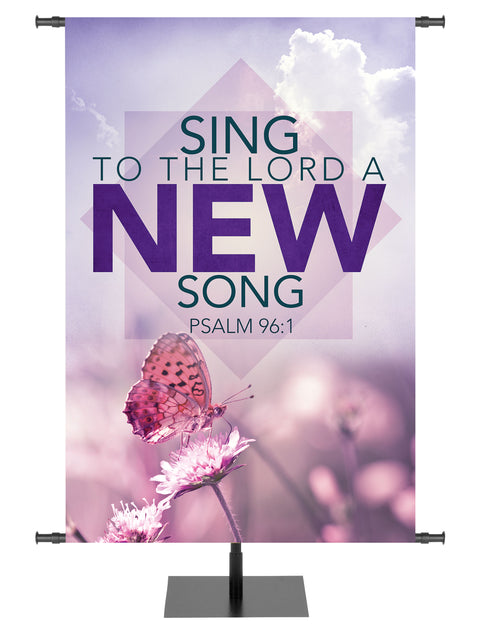 Contemporary Spring New Song Banner