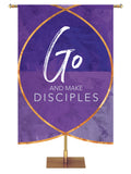 Scripture Silhouettes Go And Make Disciples - Year Round Banners - PraiseBanners