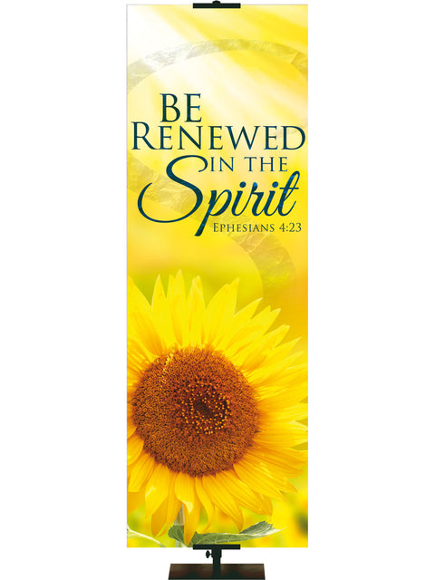 Signs of Spring Be Renewed In The Spirit - Year Round Banners - PraiseBanners