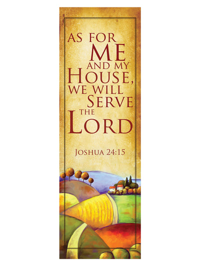 Scripture Wall Hanging We Will Serve The Lord - Home Worship - PraiseBanners