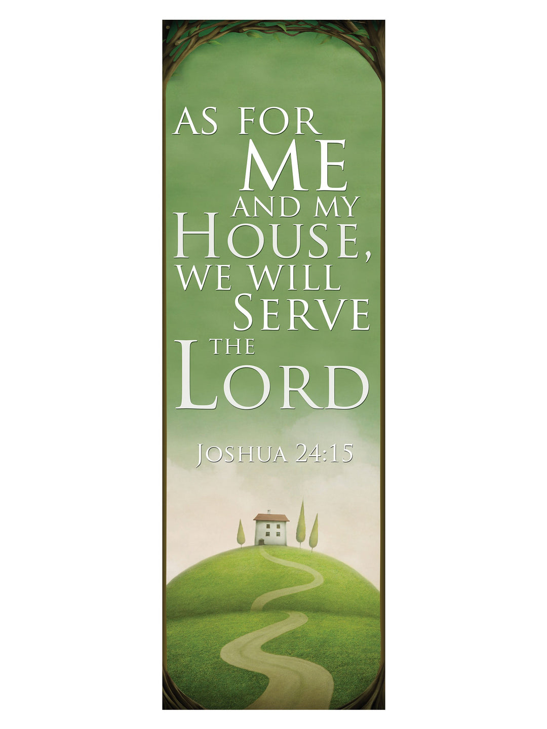 Scripture Wall Hanging As For Me and My House - Home Worship - PraiseBanners