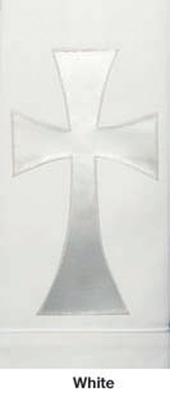 Pure and Simple Cross Deluxe Hand-Crafted Altar Frontal Cloth - Paraments - PraiseBanners