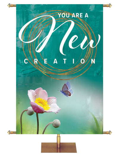 Spring Awakenings New Creation Banner - Easter Banners - PraiseBanners