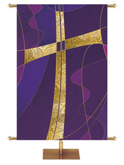 Symbols of Worship Cross in Blue, Green, Purple and Red