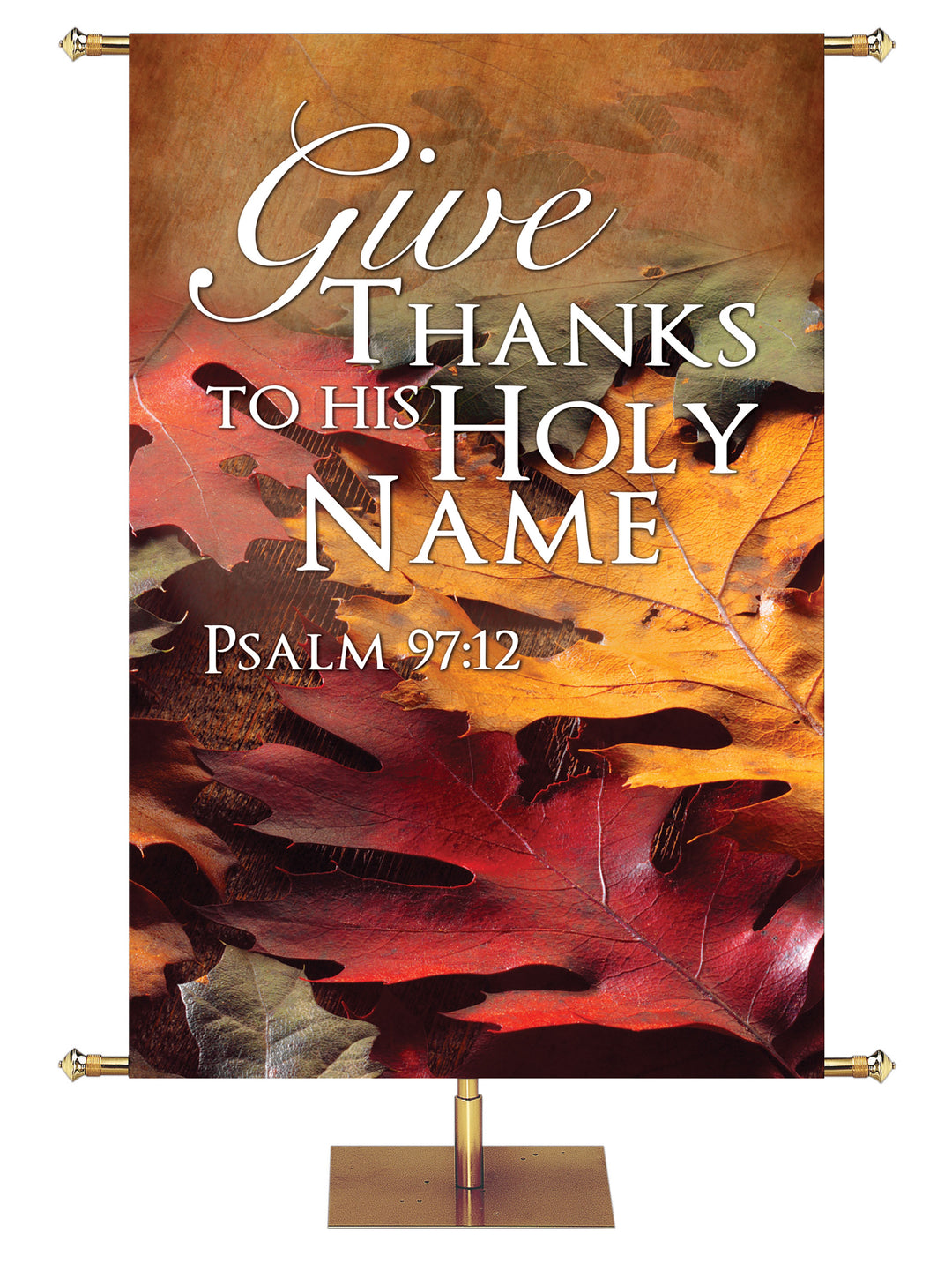 Give Thanks Contemporary Thanksgiving Banner