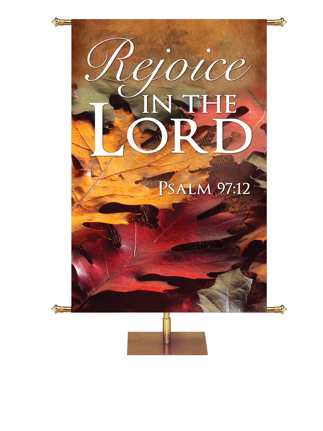 Rejoice in the Lord Contemporary Thanksgiving Banner