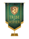 Tribe of Asher Embellished Banner - Handcrafted Banners - PraiseBanners