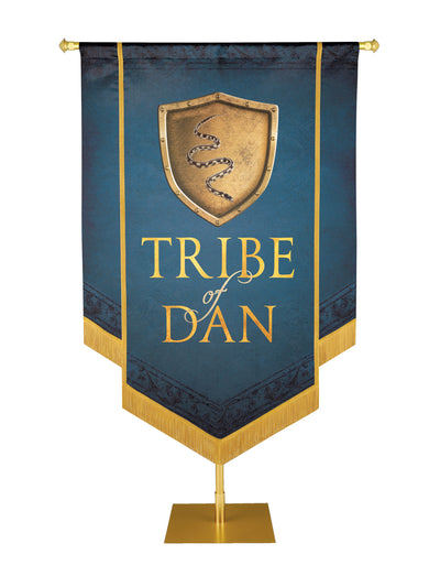 Tribe of Dan Hand Made Embellished Tribe of Israel Banner