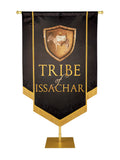 Tribe of Issachar Hand Made Embellished Tribe of Israel Banner