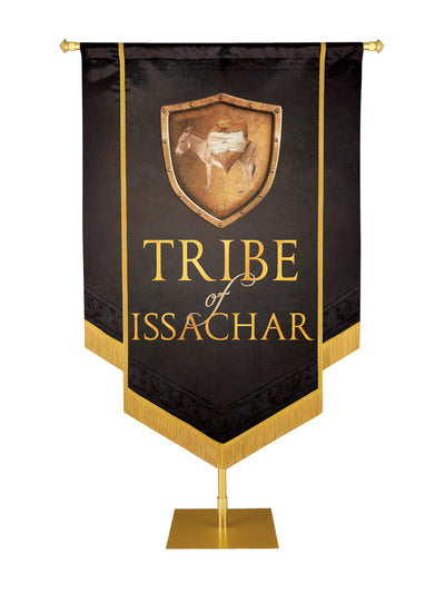 Tribe of Issachar Hand Made Embellished Tribe of Israel Banner